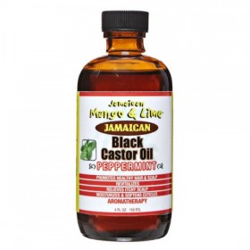 Jamaican Mango & Lime Black Castor Oil With Peppermint 4oz